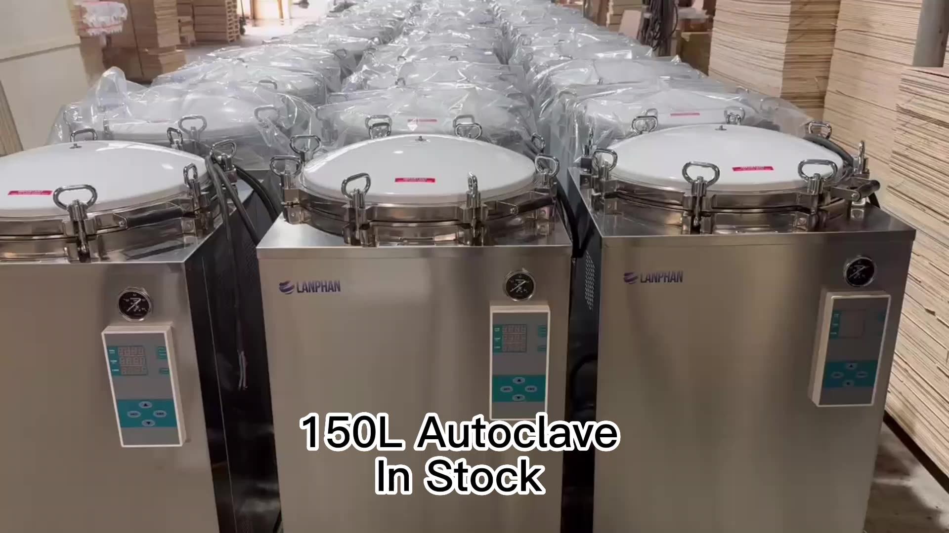 Vertical Autoclave Sterilizer 100 150 500 Liter Litres For Canned Food