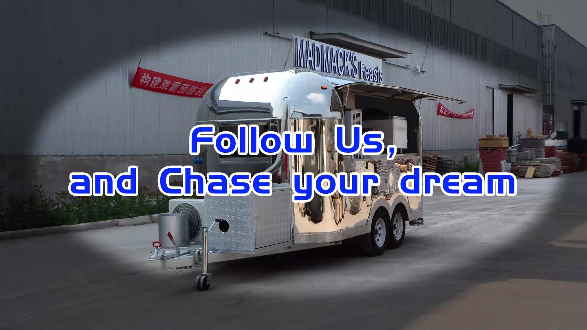 Most Popular Arestream Food Truck Ice Cream Trailer Mobile Food Van For