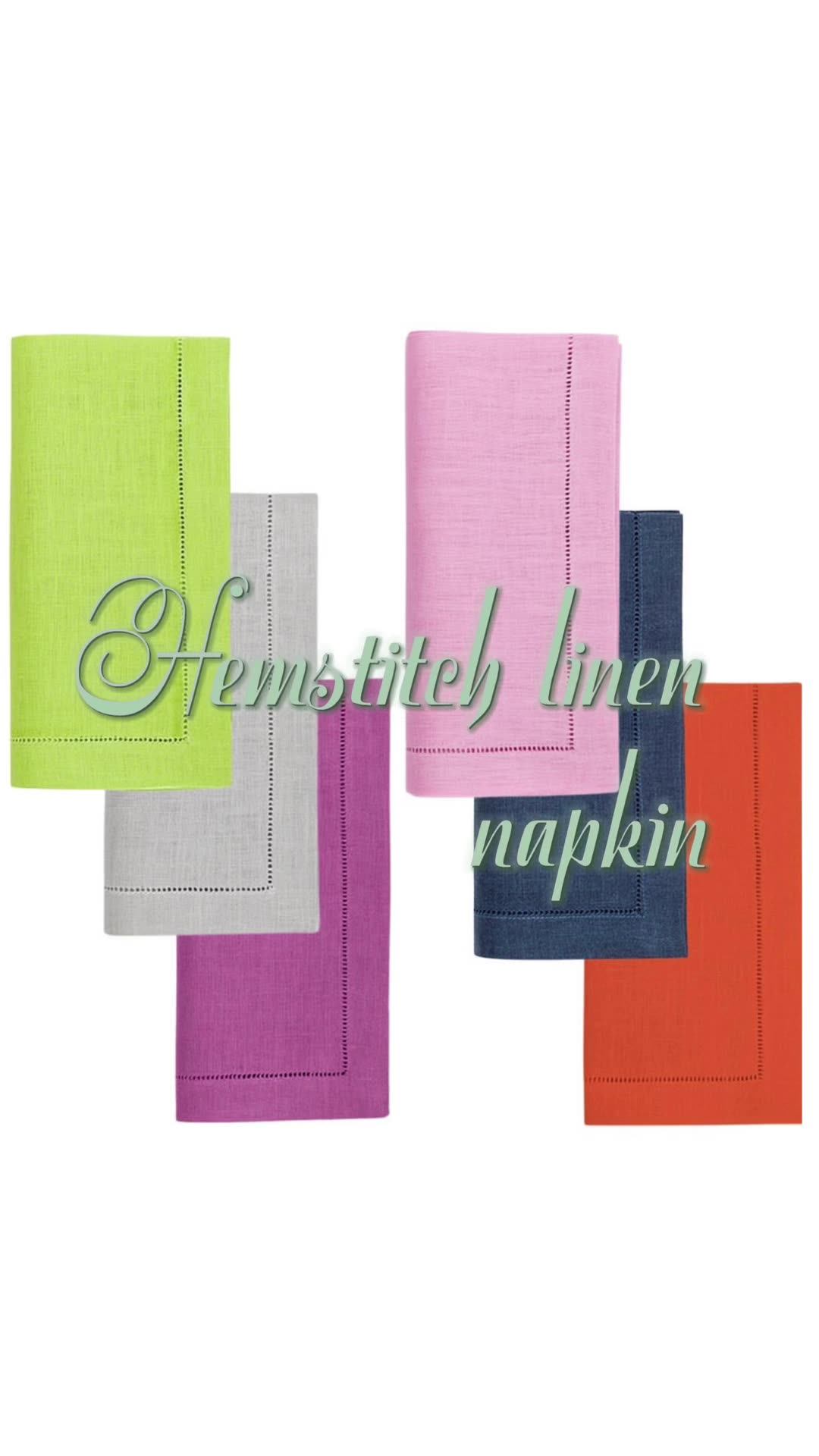 Custom Reusable Tables Napkin Cotton Linen Fabric Cloth Wedding Napkins