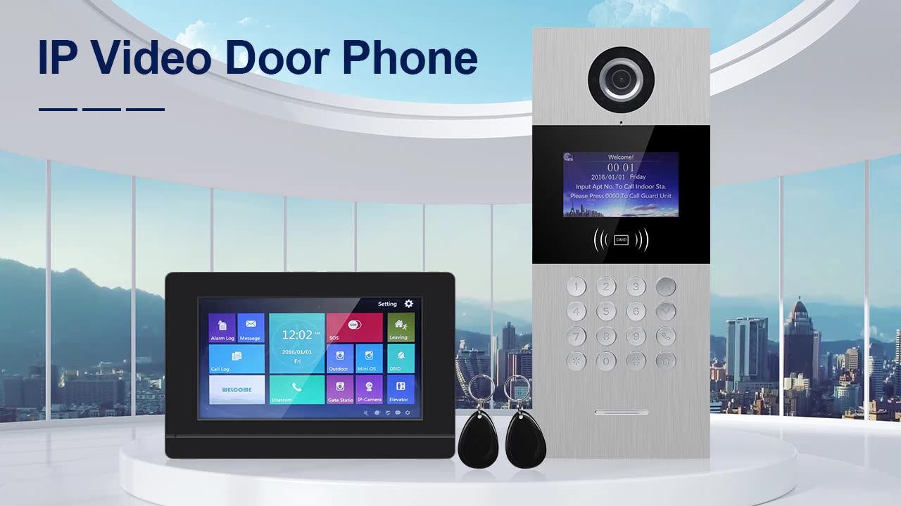 High Quality Multi Apartment Video Door Phone Building Video