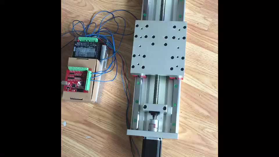 HLTNC 200mm Stroke Heavy Load linear stage Platform Double Guide