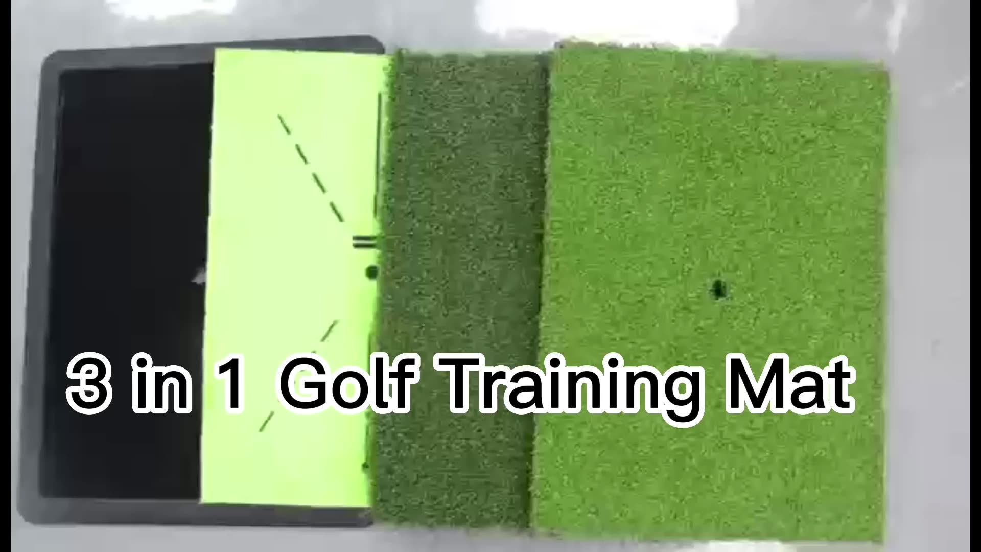 New Custom Replaceable Design 3 In 1 Triturf Golf Practice Impact