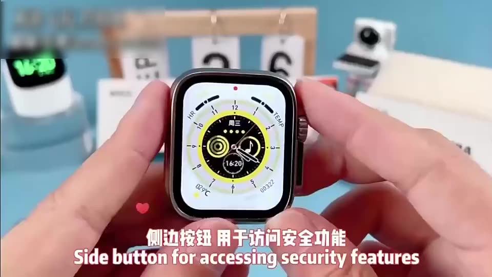 S8 Ultra Smartwatch Series 8 S8 Ultra Mart Watch With Wireless Charging ...