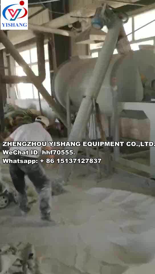 Sand Cement Premixed Mortar Tile Adhesive Glue Horizontal Ribbon Mixer