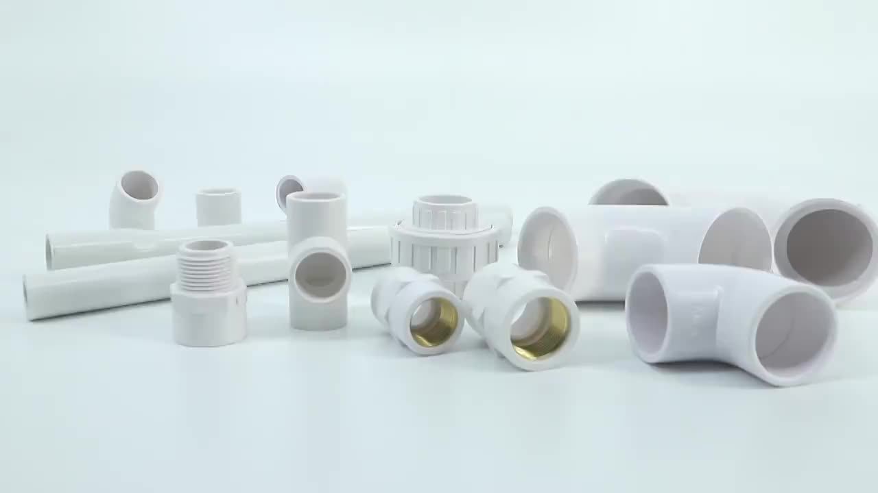 High Quality Pvcu Pipe And Fittings Names And Parts Water Drainage