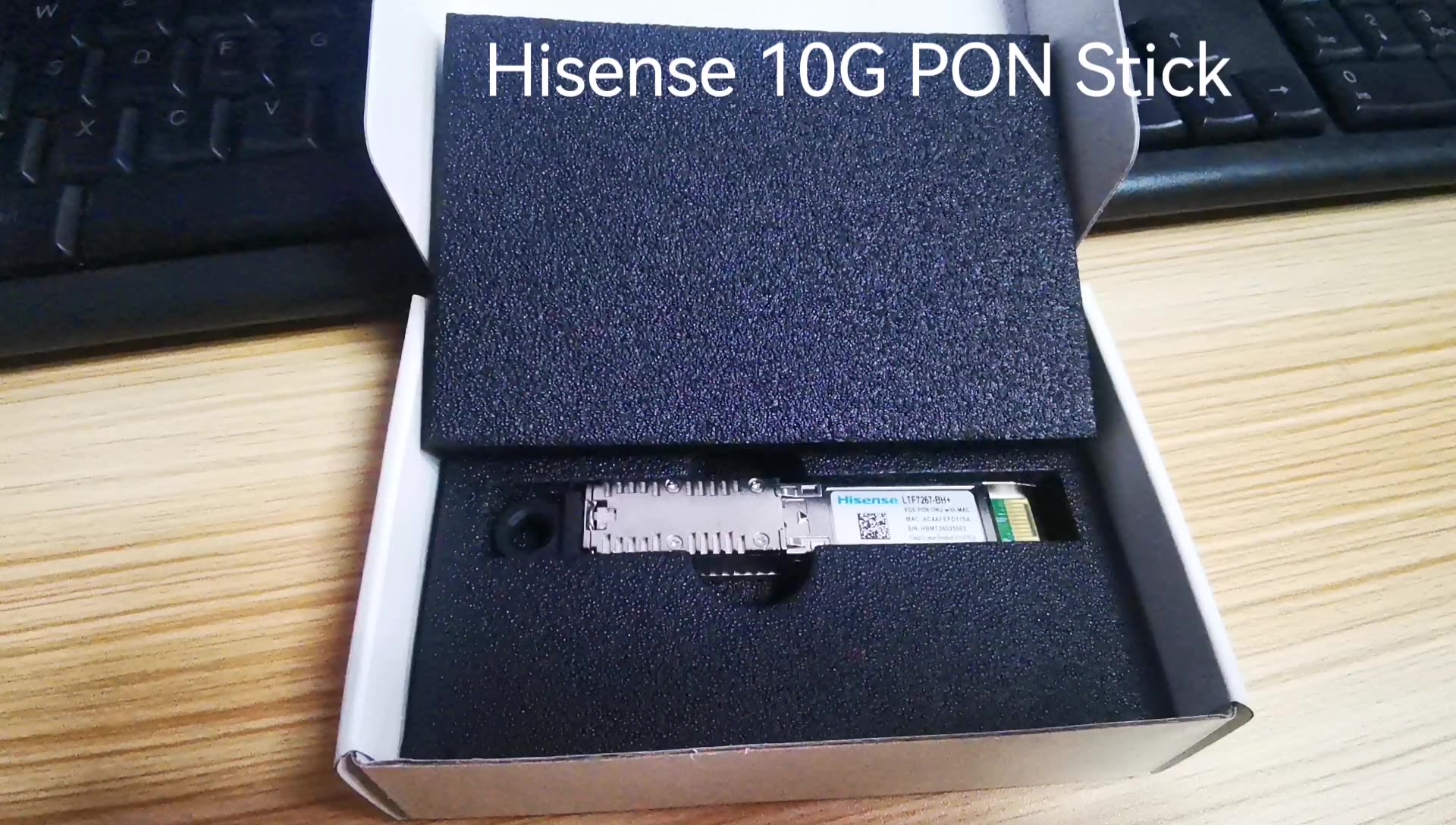 Hisense LTF7263-BH+7267BH+ PON STICK 10G EPON ONU con puerto SFP a