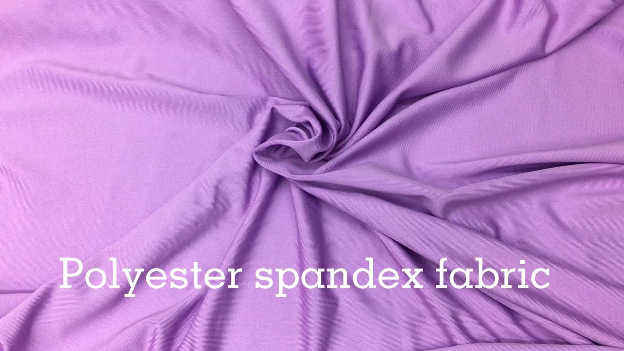 Hot Sale Knitted Best Price 88 Polyester 12 Spandex Swimsuit Lycra