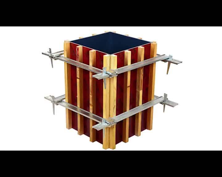 Pvc Coated Column Formwork For Building Construction - Buy Concrete ...