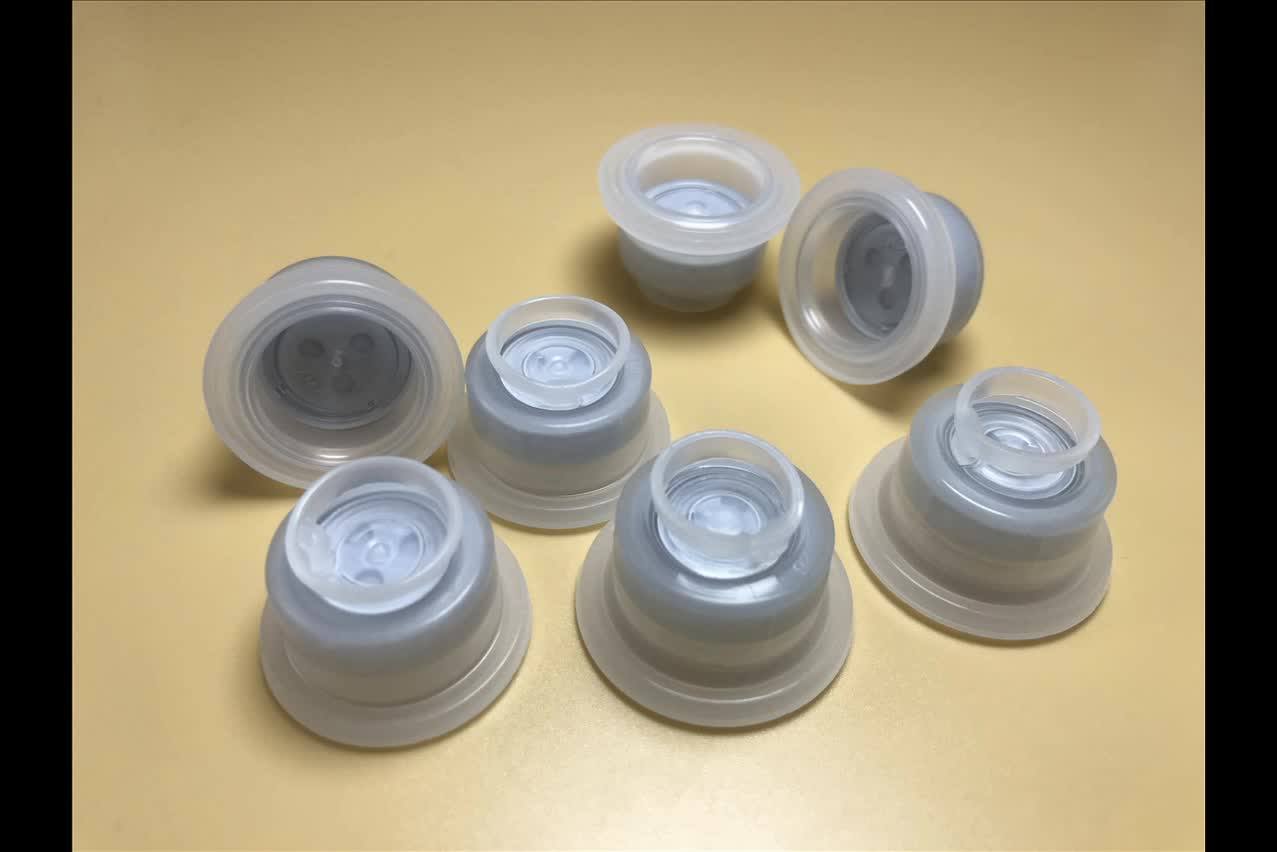 Custom Round Parts Plastic Medical Infusion Caps Of Bottle Cap Pp Iv