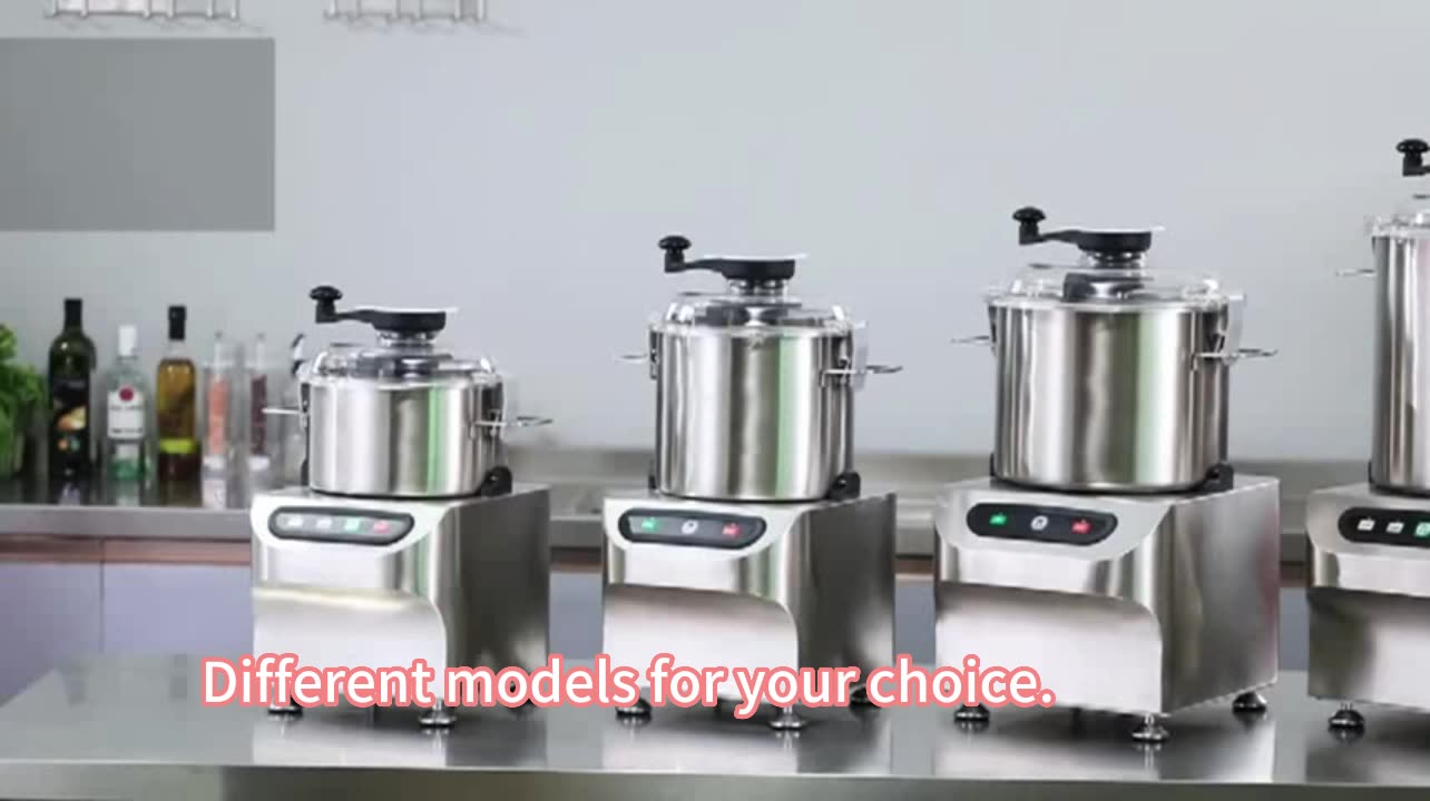 Electric Stainless Steel Vegetables Bowl Cutter Chopper Commercial