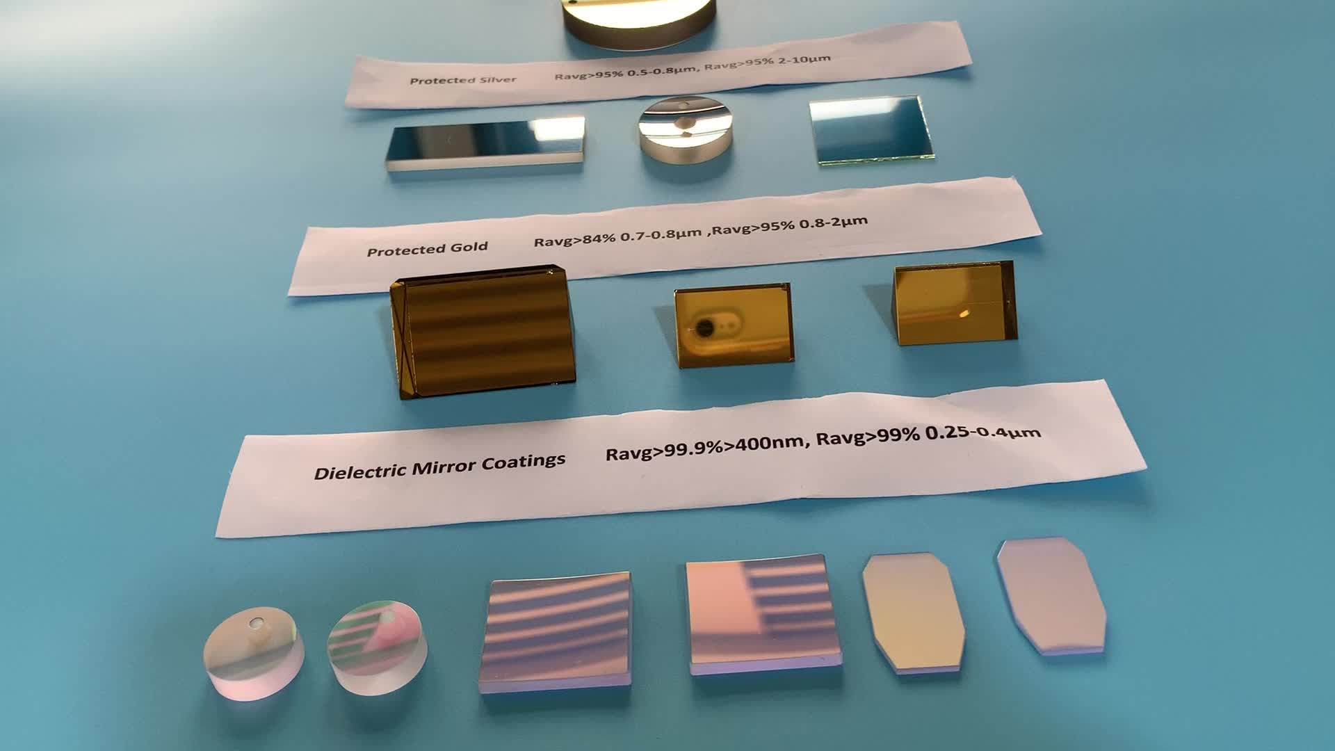 High Reflective Optical Mirror With Aluminium Coating Gold Coating And