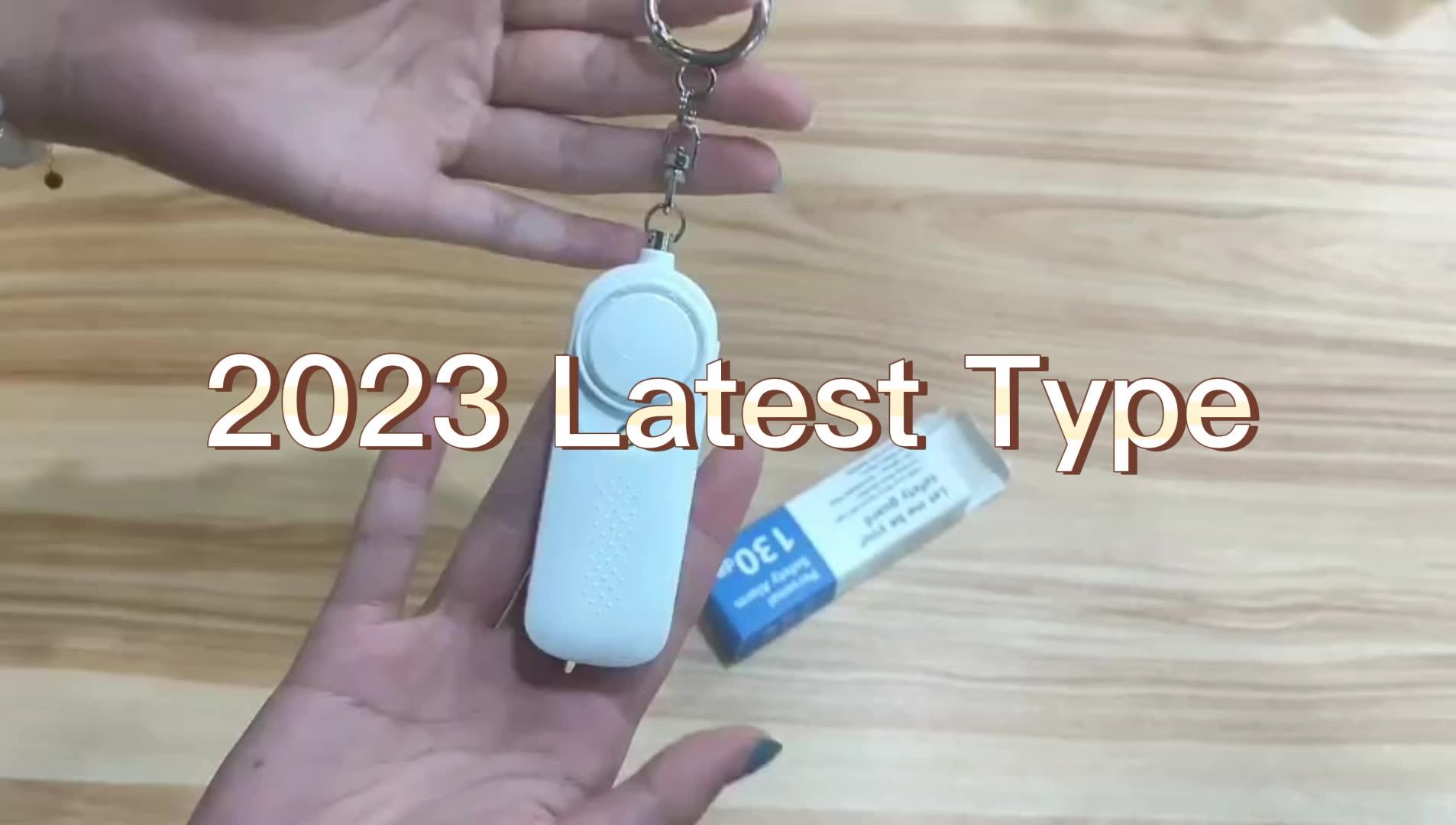 In Stock Safety Emergency Sound Alarm Keychain Self Defense Keychain