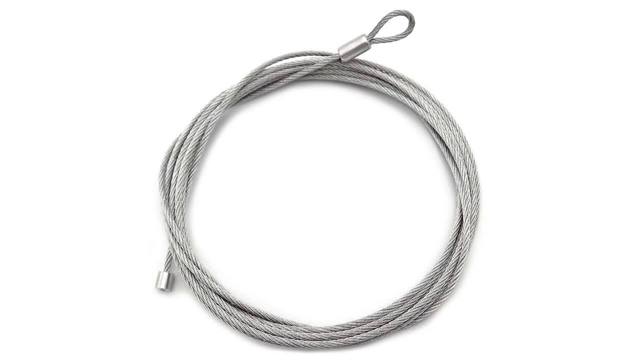 7*7 High Quality Customized Stainless Steel Wire Rope Cable With Loop End Stop Fitting Buy
