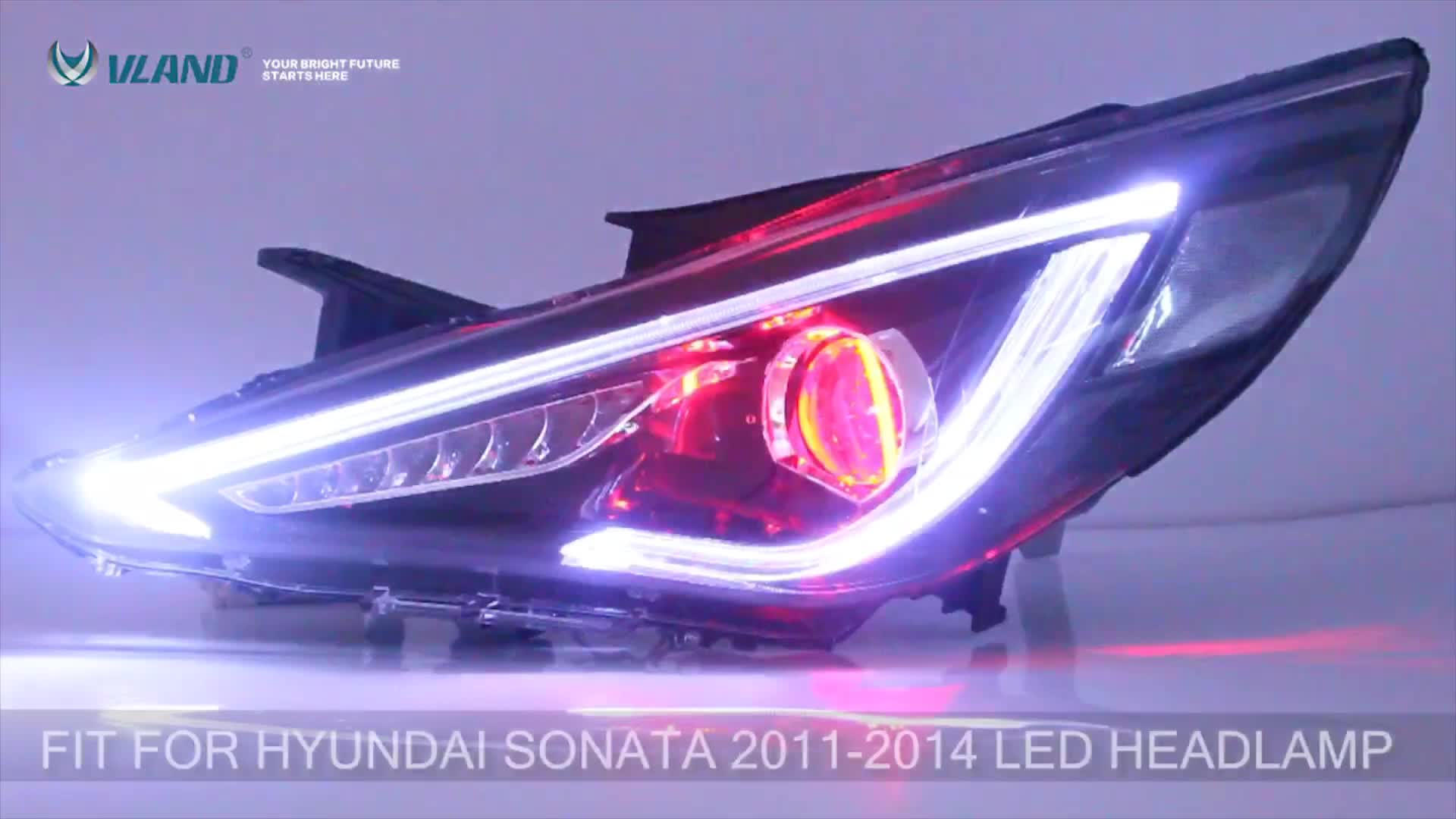 Vland Sequential Wholesale Led Headlights 6th Gen I45 2011 2012 2013