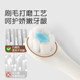 Shixi children's toothbrush baby infant milk toothbrush children over 1 year old training toothbrush double pack