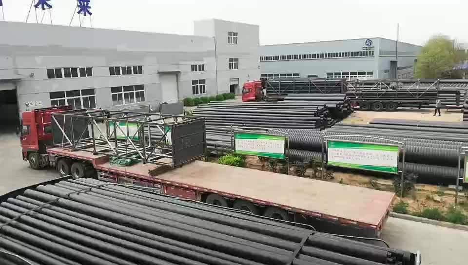 High Quality Double Wall Smooth Interior Hdpe Plastic Corrugated 18 12