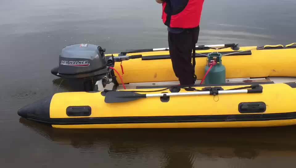 Seawalker 4 Stroke 15hp Lpg Gas Outboard Motor Boat Outboard Marine Engine Short Shaft For