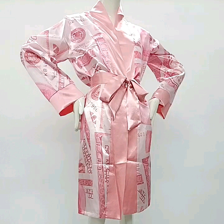 satin money robe