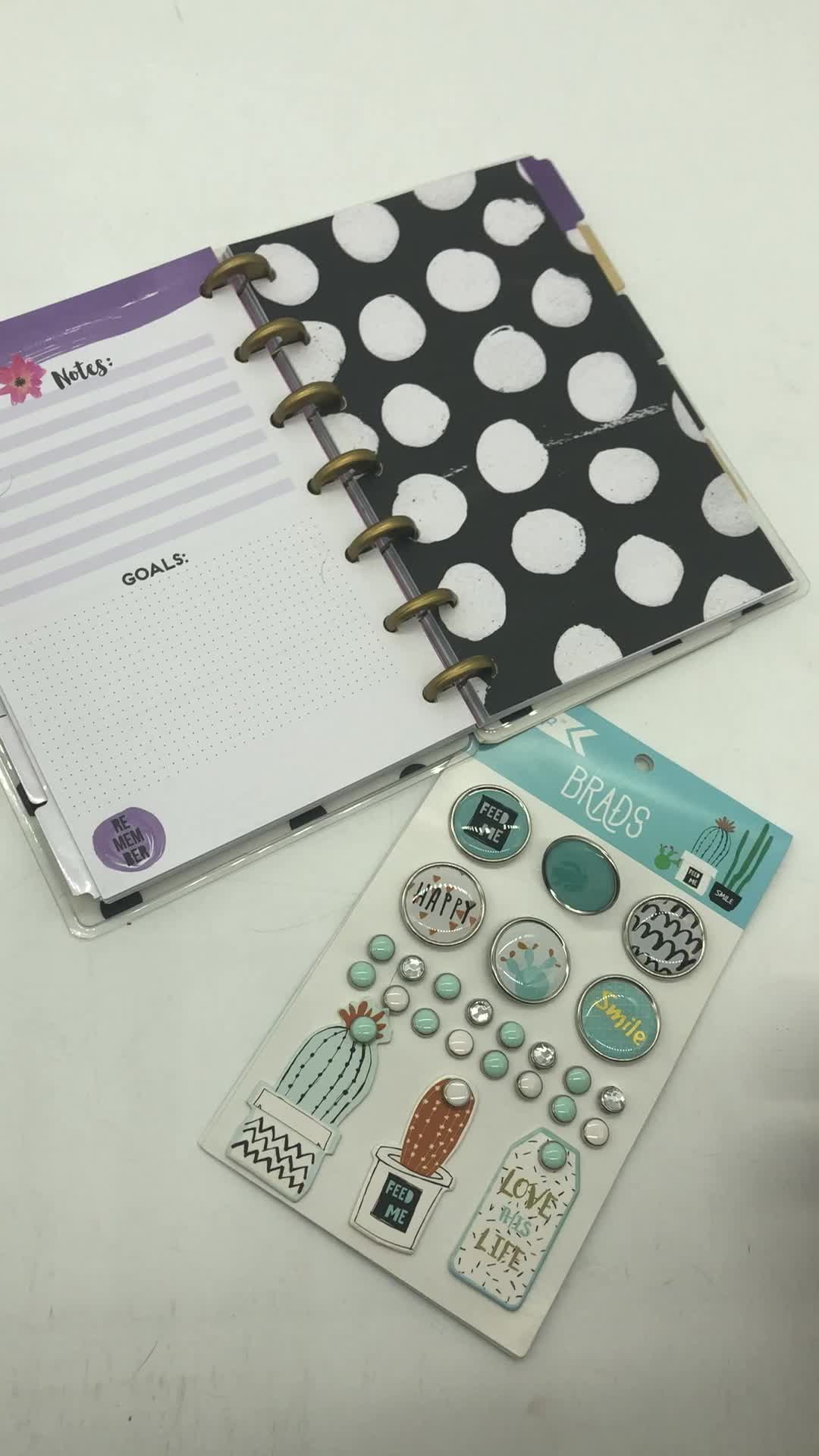 Decorative Custom Mini Metal Scrapbook Brads Buy Brads Product on