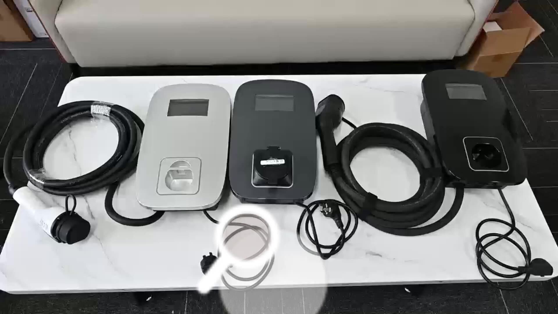 Diboev Type1 11kw Wallbox Ev Charger Charging Plug Electric Car Single