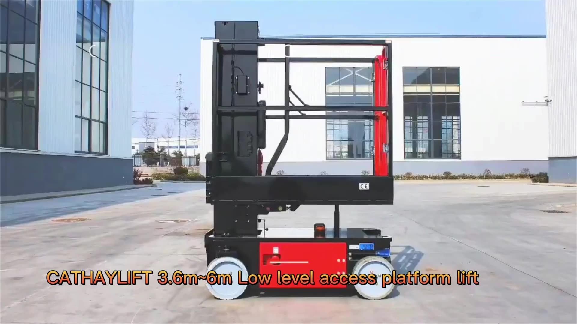 Ce Iso Small 3.6m6m Indoor Outdoor Mast Oilfree Telescopic Vertical