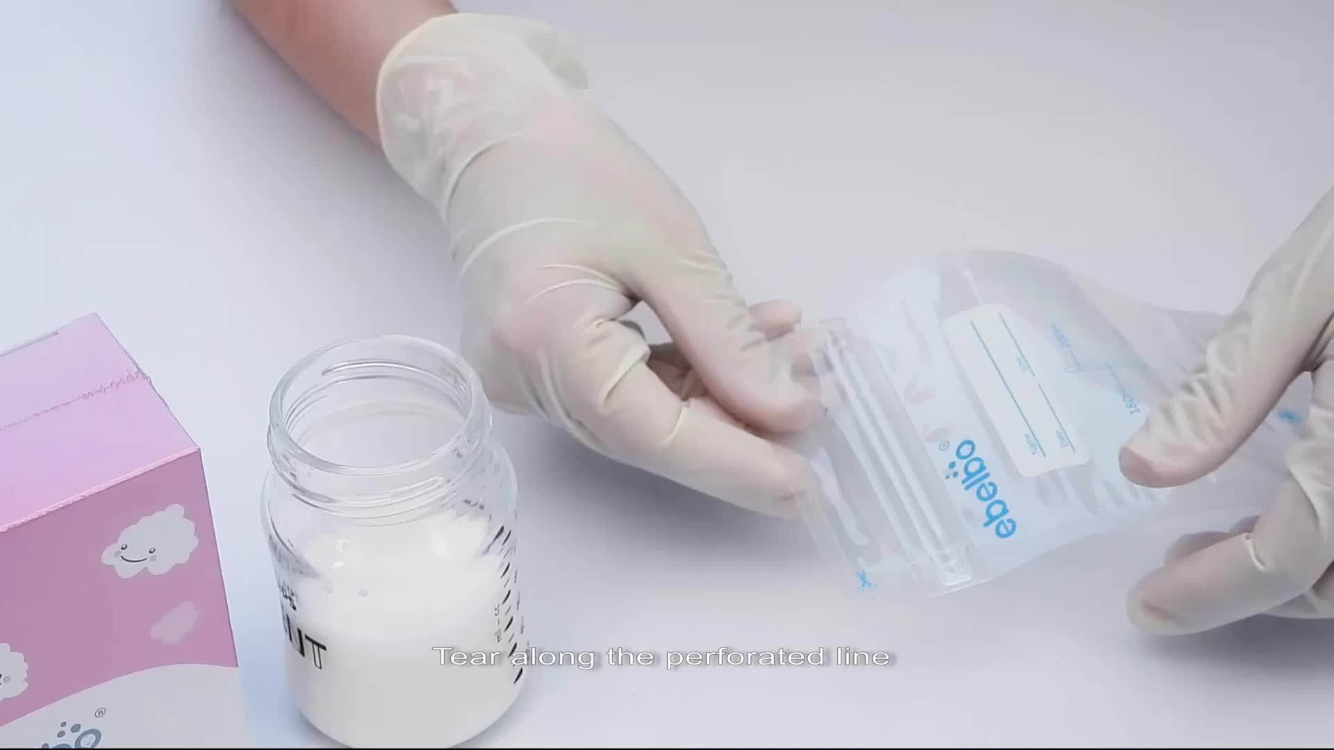 Oem Leak Proof Ebelbo Breast Milk Storage Bag Buy Breastmilk Storage