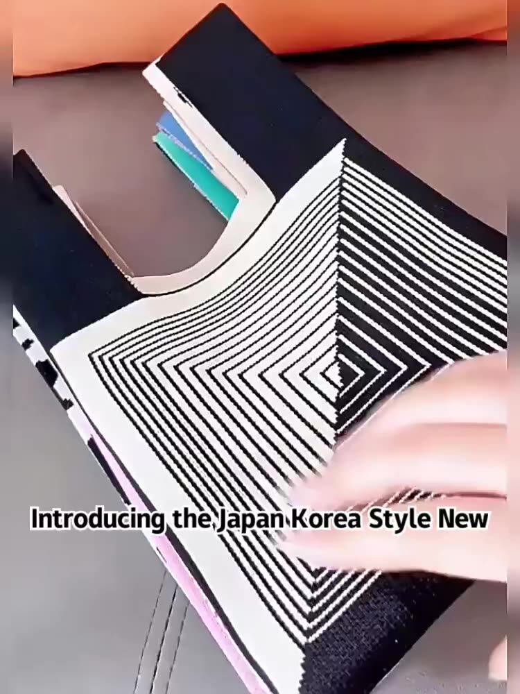 Japan Korea Style New Brand Design Crochet Handbag Fashion Ladies Red