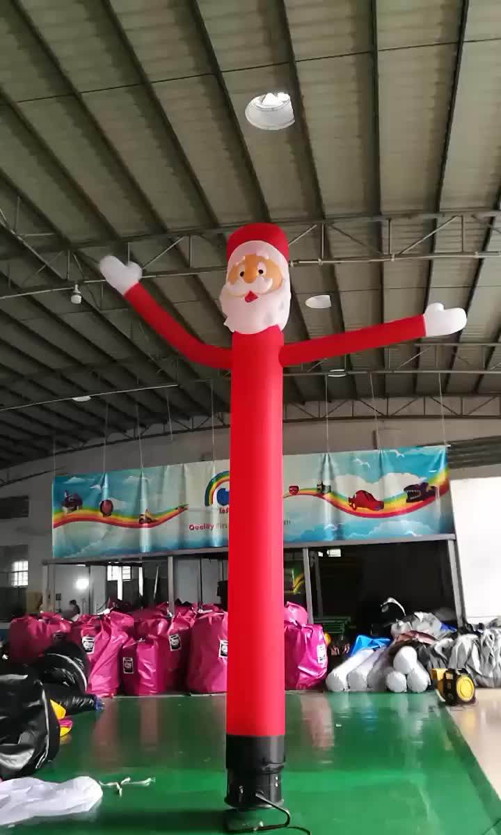 Customized Christmas Inflatable Santa Claus Air Dancer Air Tube Man