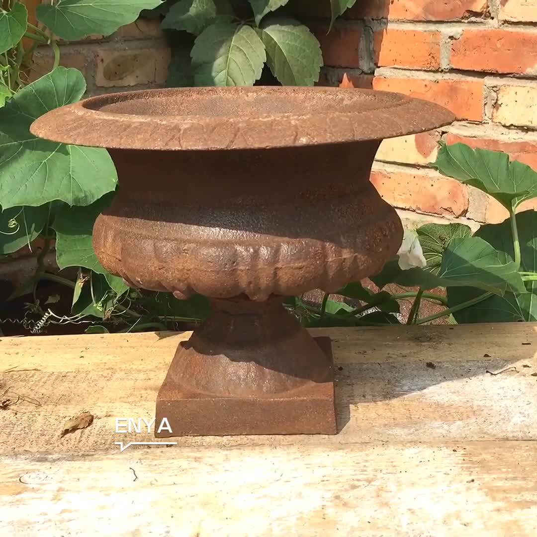 Factory Direct Antique Garden Urn And Vase,Cast Iron Flower Pot And