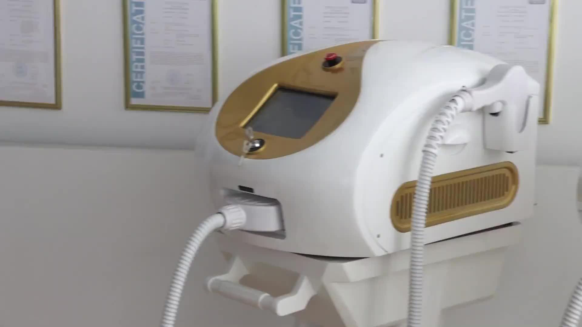 Portable 808 Diode Laser Permanent Hair Removal Laser Depilation