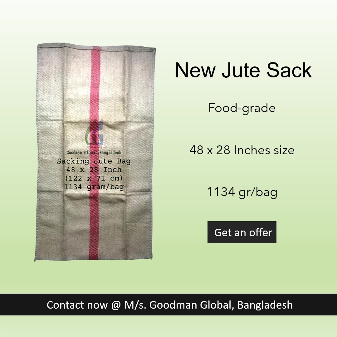Jute Gunny Bags 122x71 Cm 1134g Burlap Sack Foodgrade Empty Bag Sacks