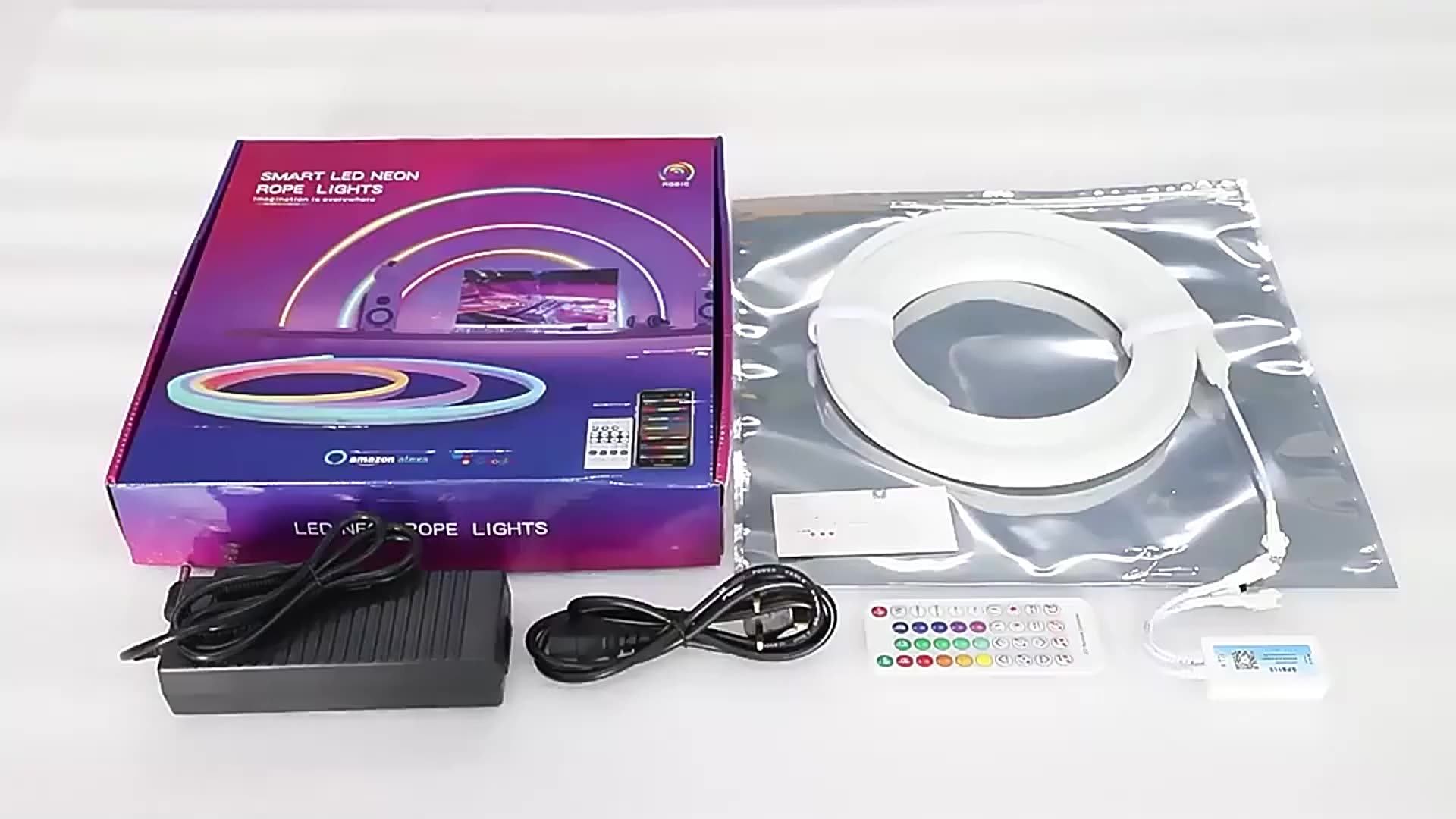 Diy Addressable Rgb Led Neon Strip Light 12v 24v 06*12mm 3m 5m 10m Ip67