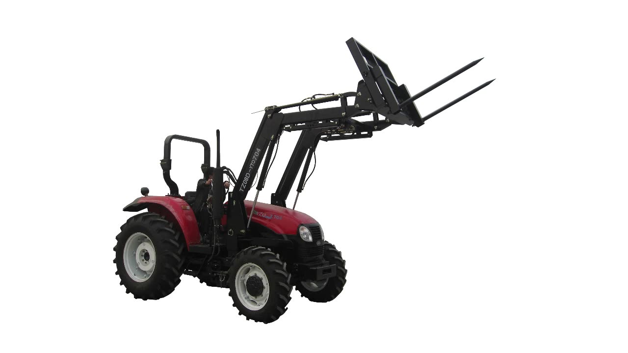Tractor Front End Loader And Bale Spikes Agricultural Machinery & Equipment Farm Tractors Buy