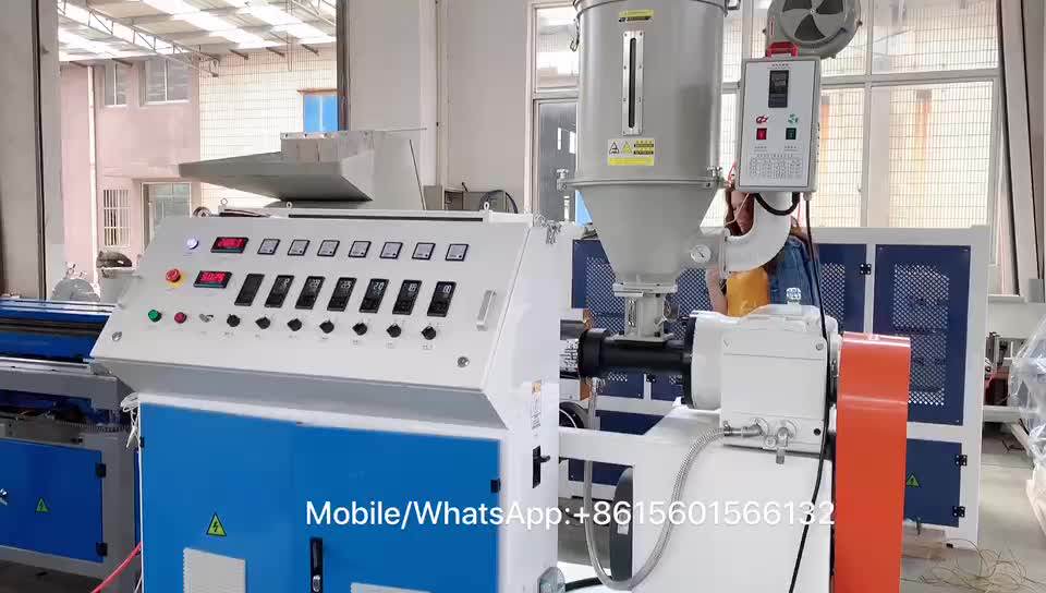 Plastic Pe Orange Tubes Extrusion Manufacturing Making Machine