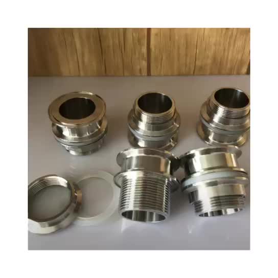 2inch Stainless Steel Triclamp Weldless Bulkhead Fitting For Iso Standard Buy 2inch Stainless
