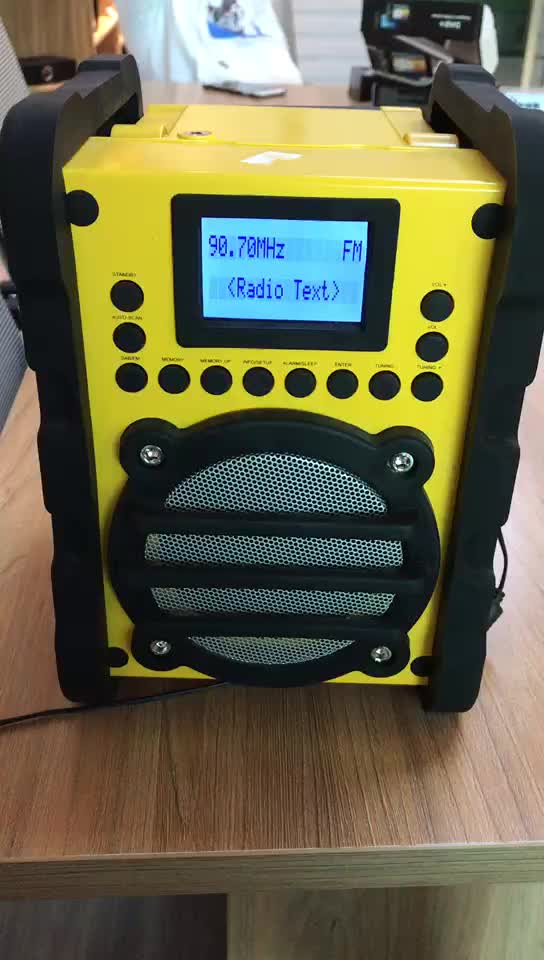 Heavy Duty Site Outdoor Bt Worksite Radio Wifi Radio Fm/dab