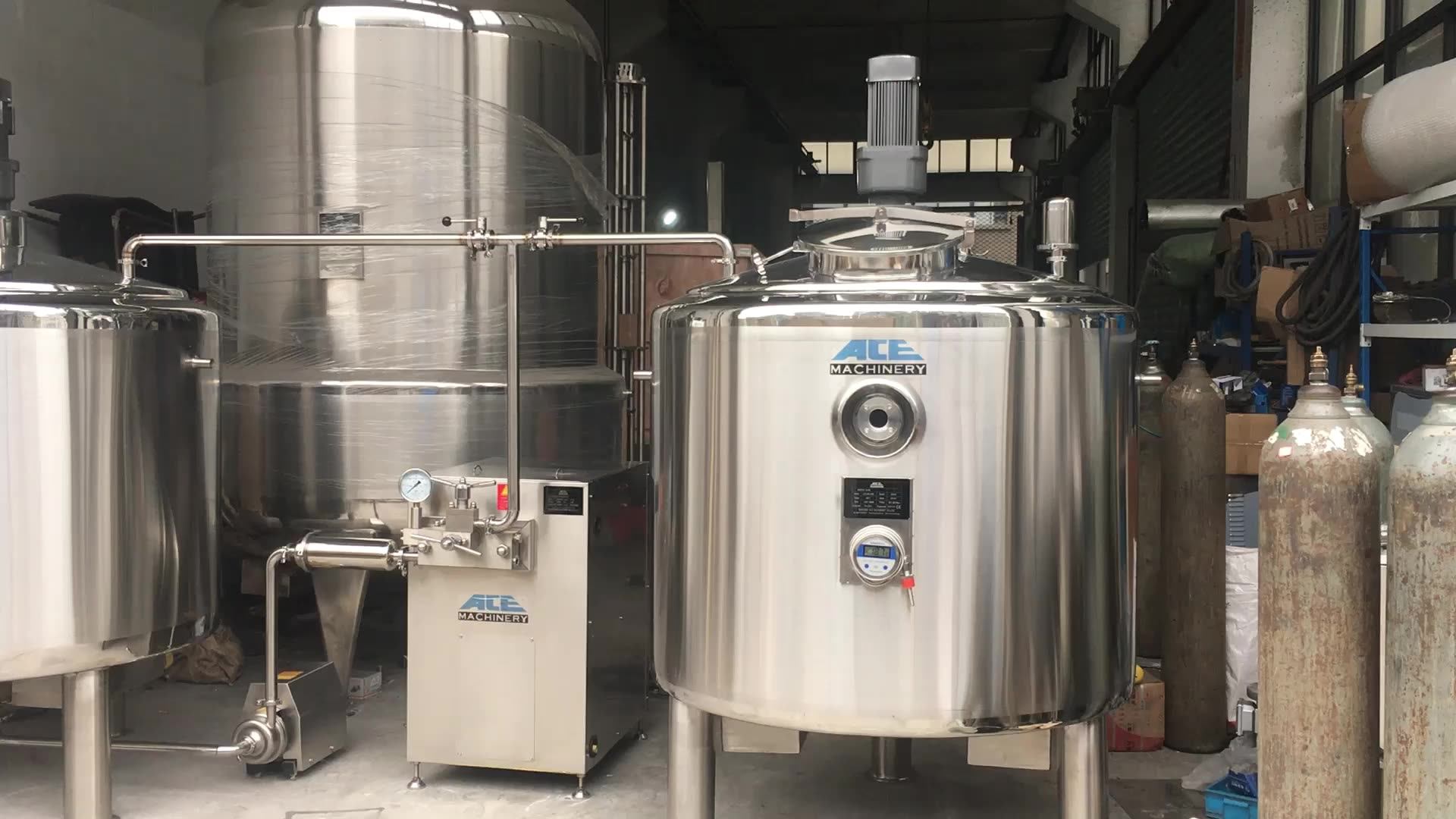 Industrial Yogurt Making Machines/industrial Yogurt Production Line