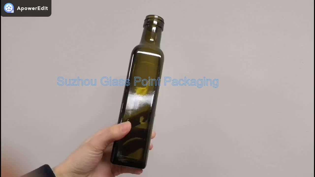 Wholesale 250ml Marasca Olive Oil Glass Bottle Buy Olive Oil Glass