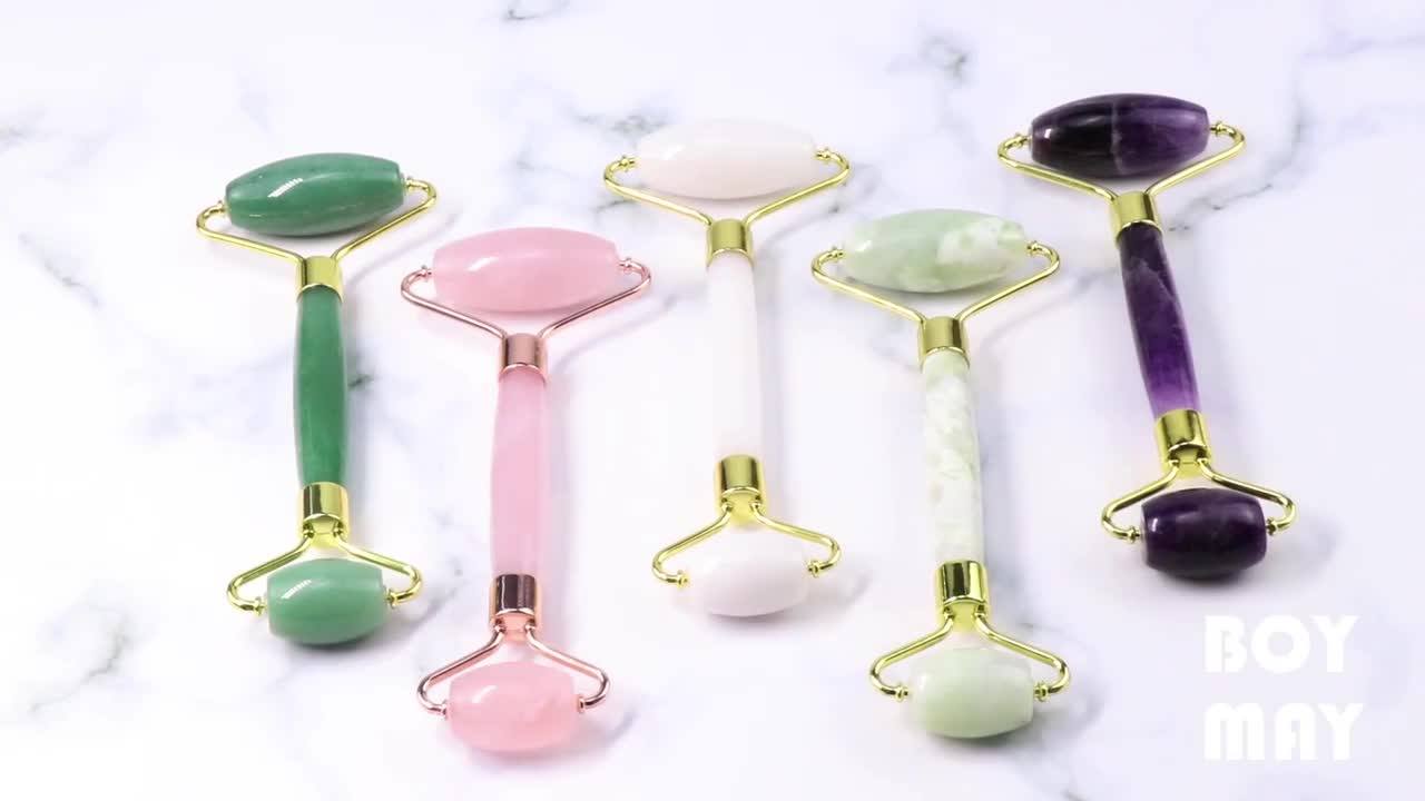 High Quality Facial Skin Care Purple Gua Sha Crystals Crystals Massage