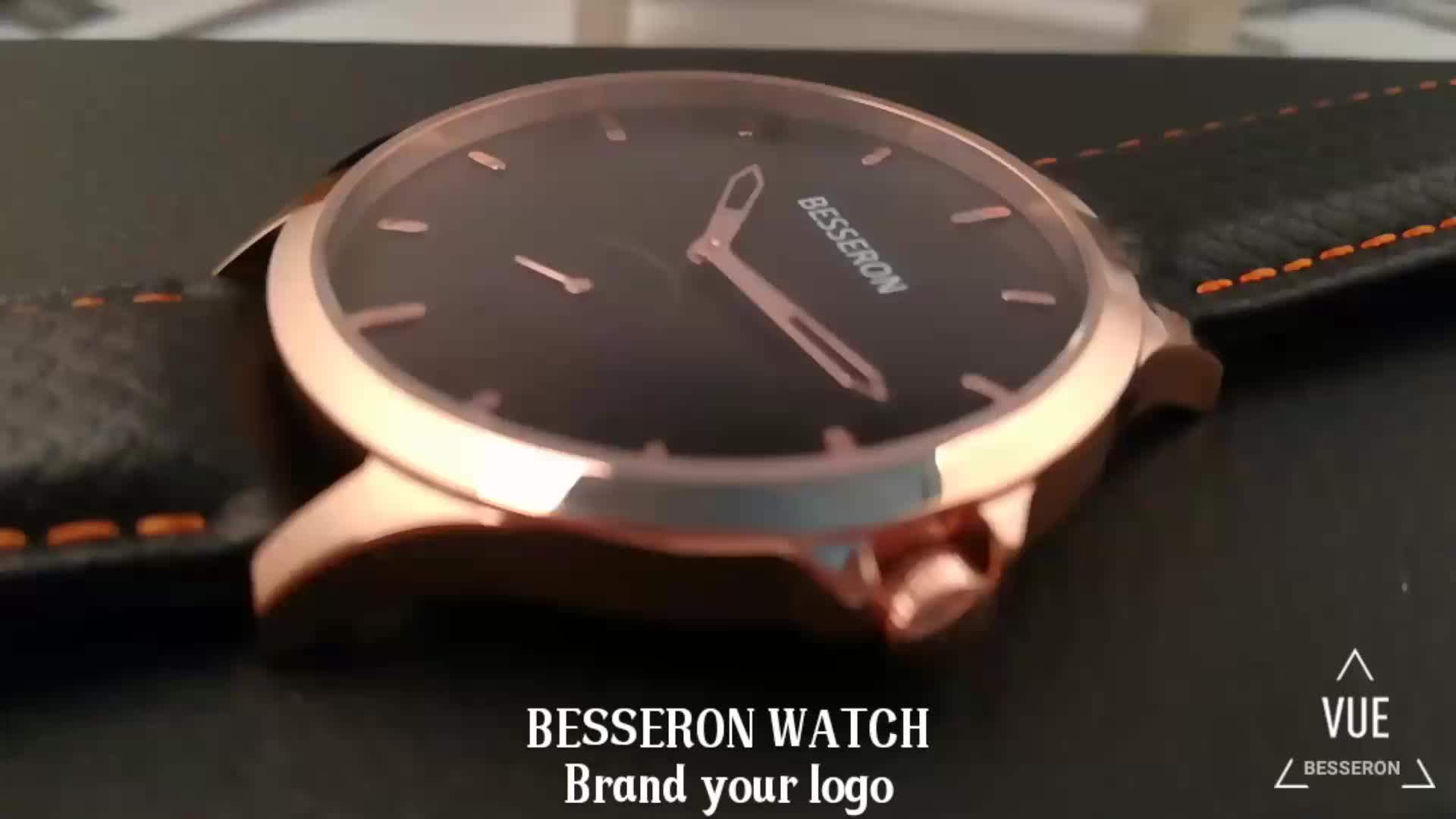 Japan Original Gold Time Quartz Watches Bezel Japan Movt Men Wristwatch