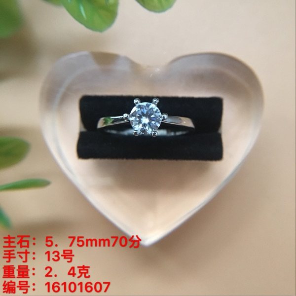 Factory Direct Selling S925 Silver Platinum Plated Diamond Ring Setting Personalized Custom Trial Ring Setting