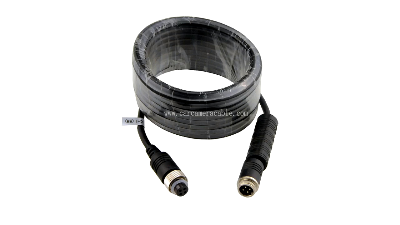 10m Ip67 Waterproof Surveillance Camera Cable 4pin Aviation Male To