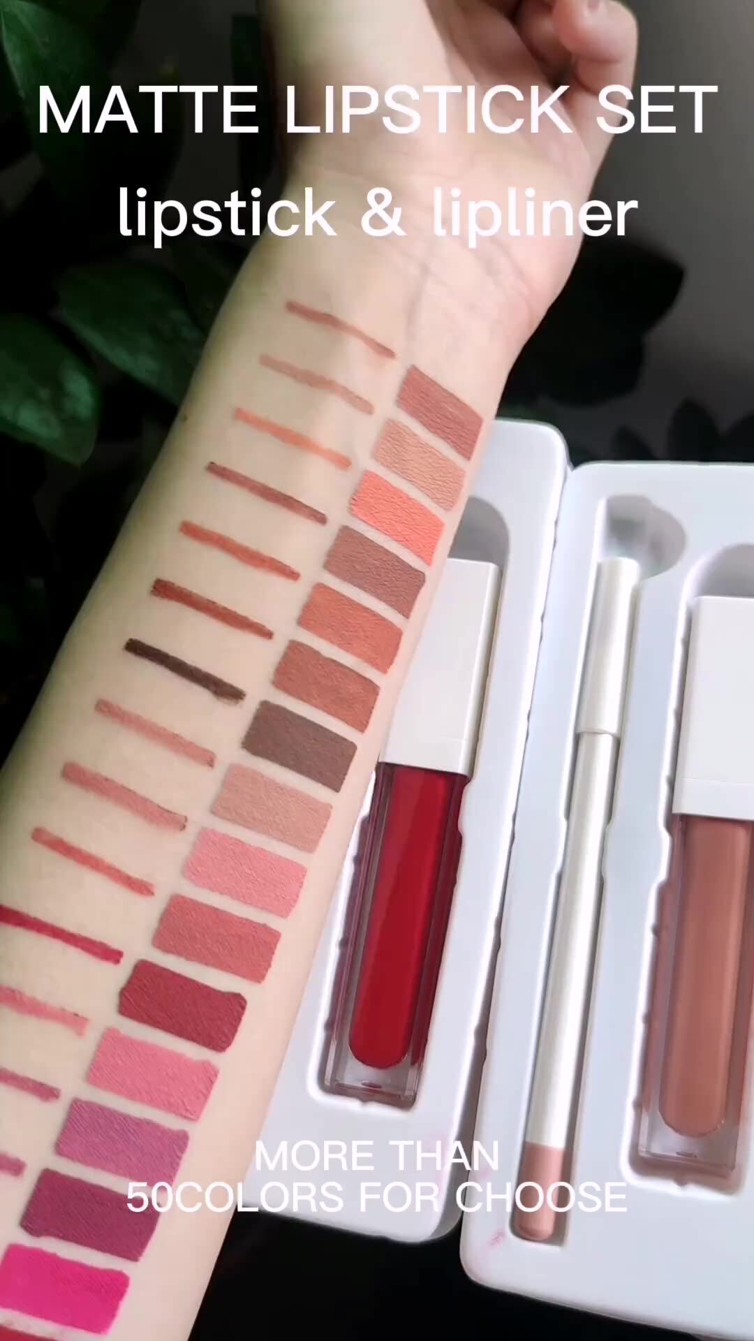 Cruelty Free Customized Your Matte Liquid Lipstick And Lipliner Long