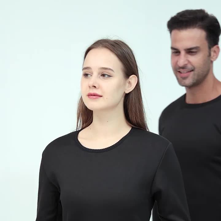 Women Cotton White Long Johns Underwear Winter Undergarments Inner