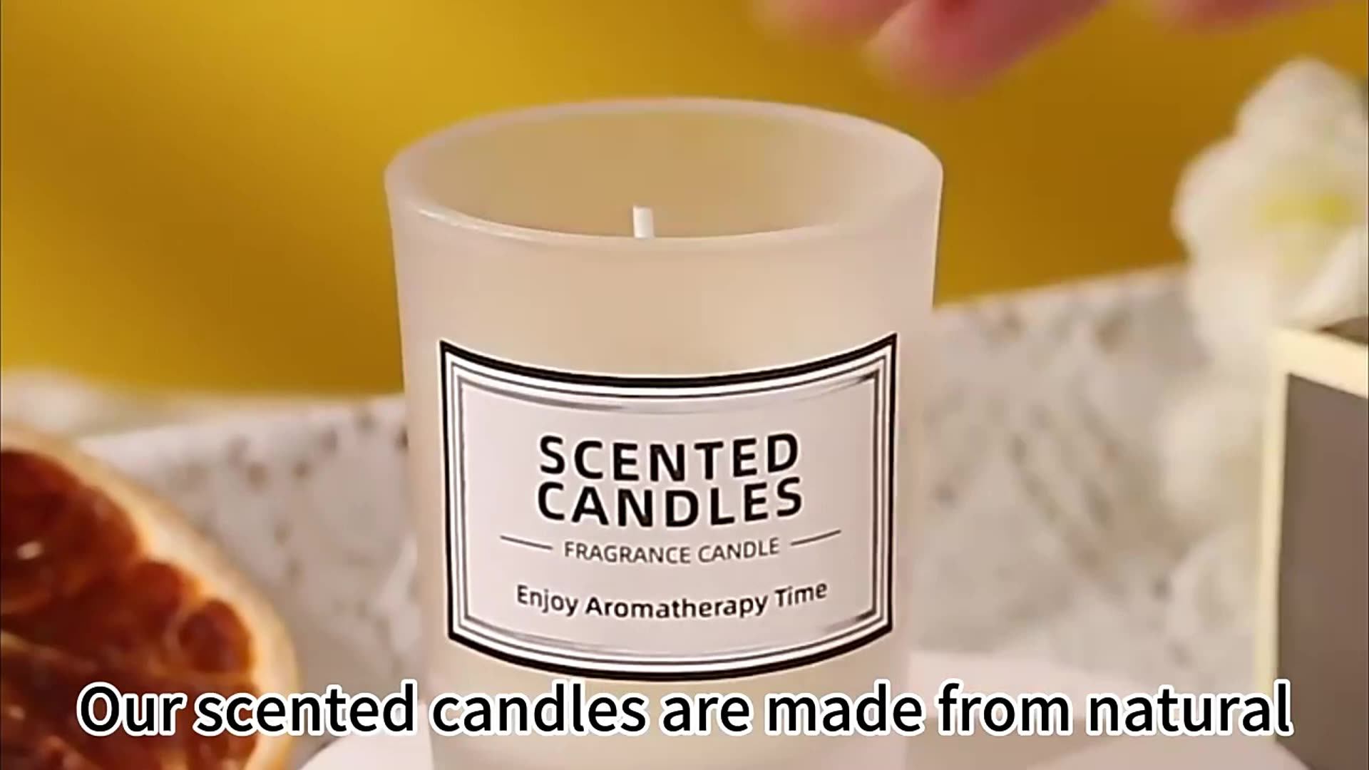 Odm/oem Wholesale Customized Home Decor Luxury Scented Soy Wax Candles