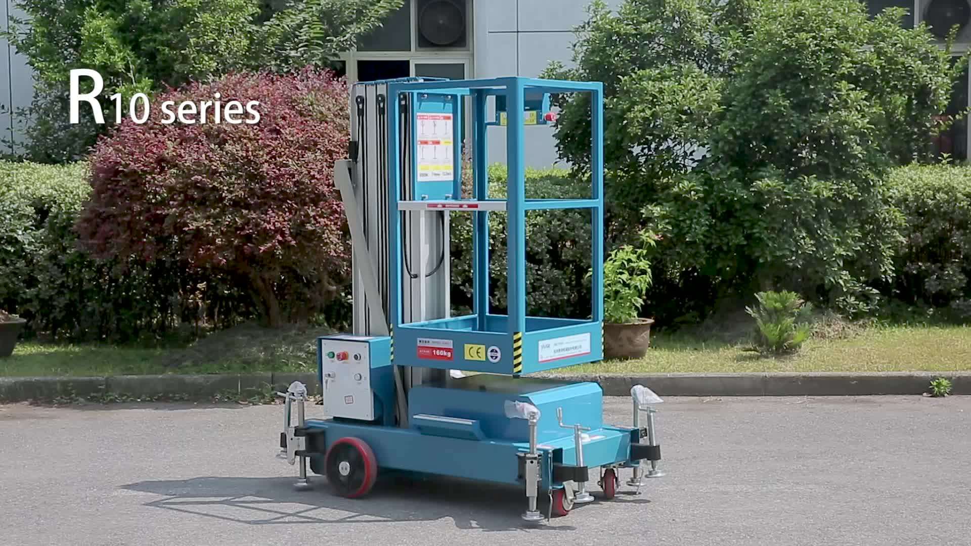 Sivge 10m Single Personal Elevated Work Platform Plataforma Elevadora