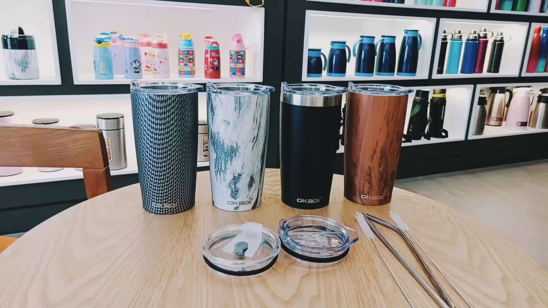 Custom 20 Ounce Stainless Steel Tumbler Insulated Stainless Steel