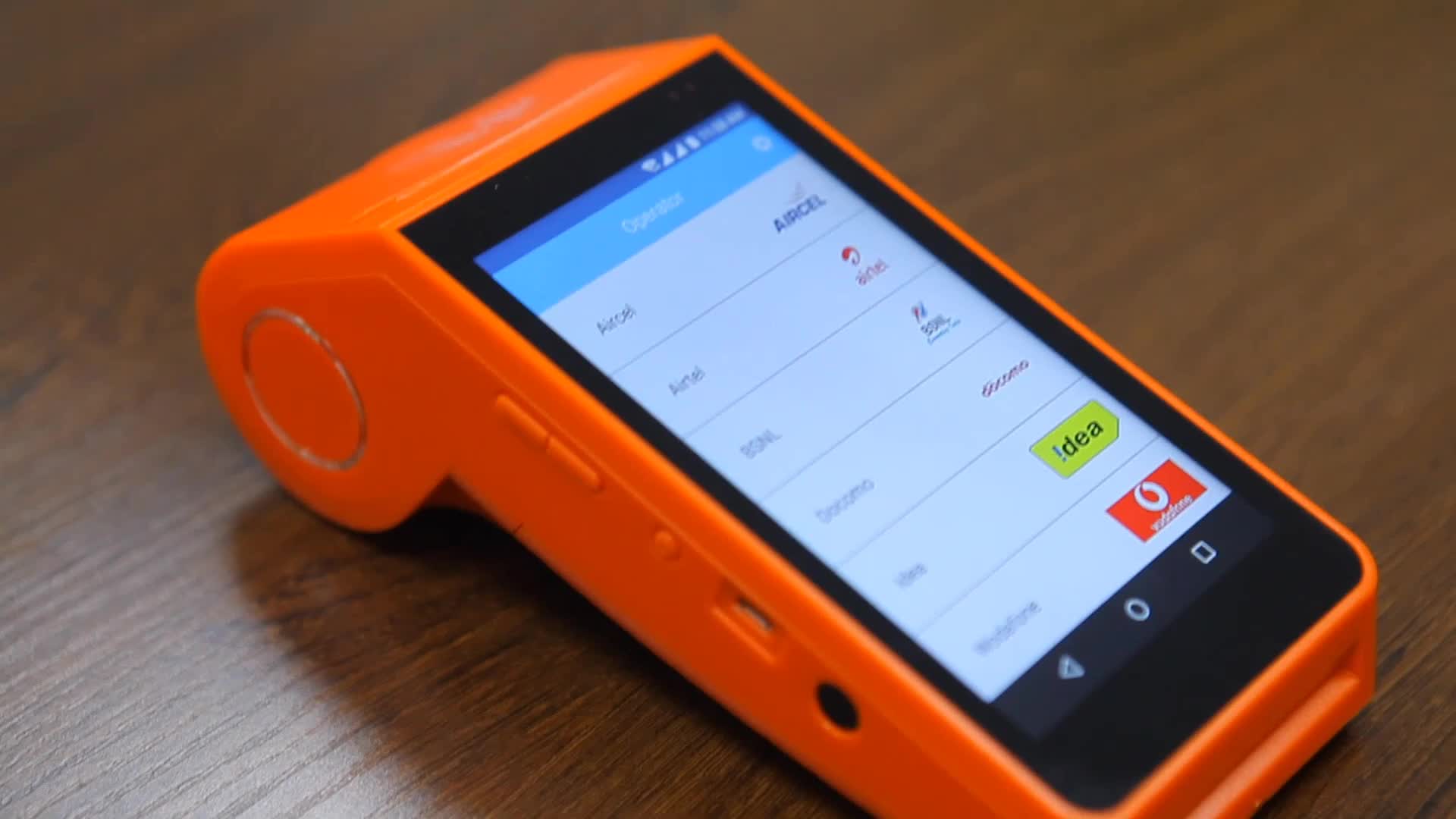 5inch Handheld Terminal Pos Android Pda Printer For Mobile Airtime