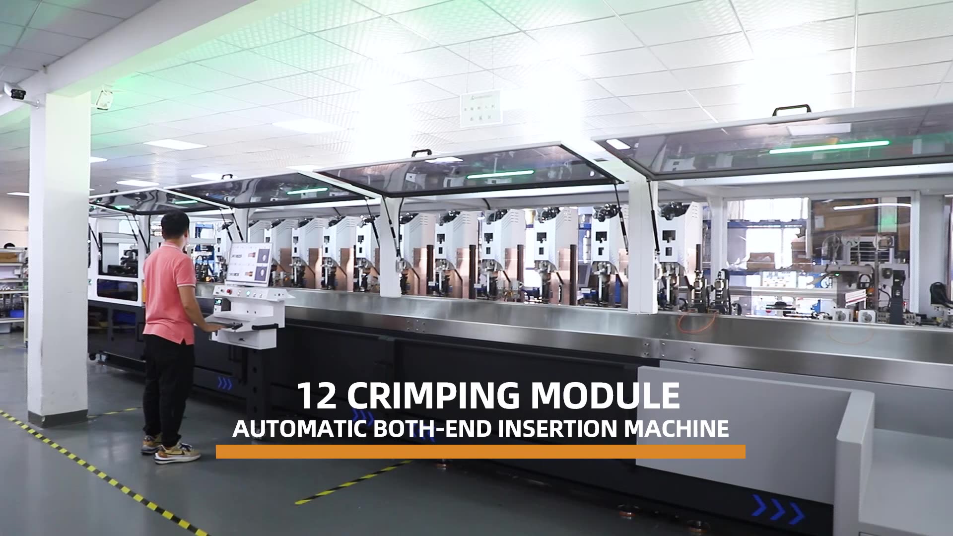 Customize Automatic Wire Harness Crimping Machine Double Head Tin