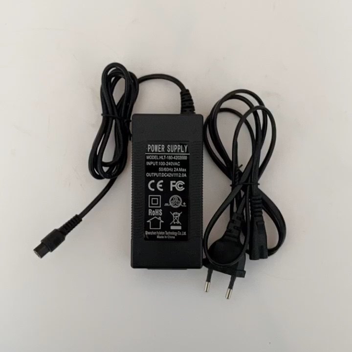 42 Volt 2 Amp Hoverboard Charger 42v 2a Lithium Battery Charger Smart